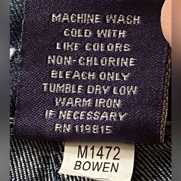 NWT Rhythm in Blues Jeans Capris Dark Blue Wash “Hourglass Slimmer” Size 16 - Picture 12 of 12